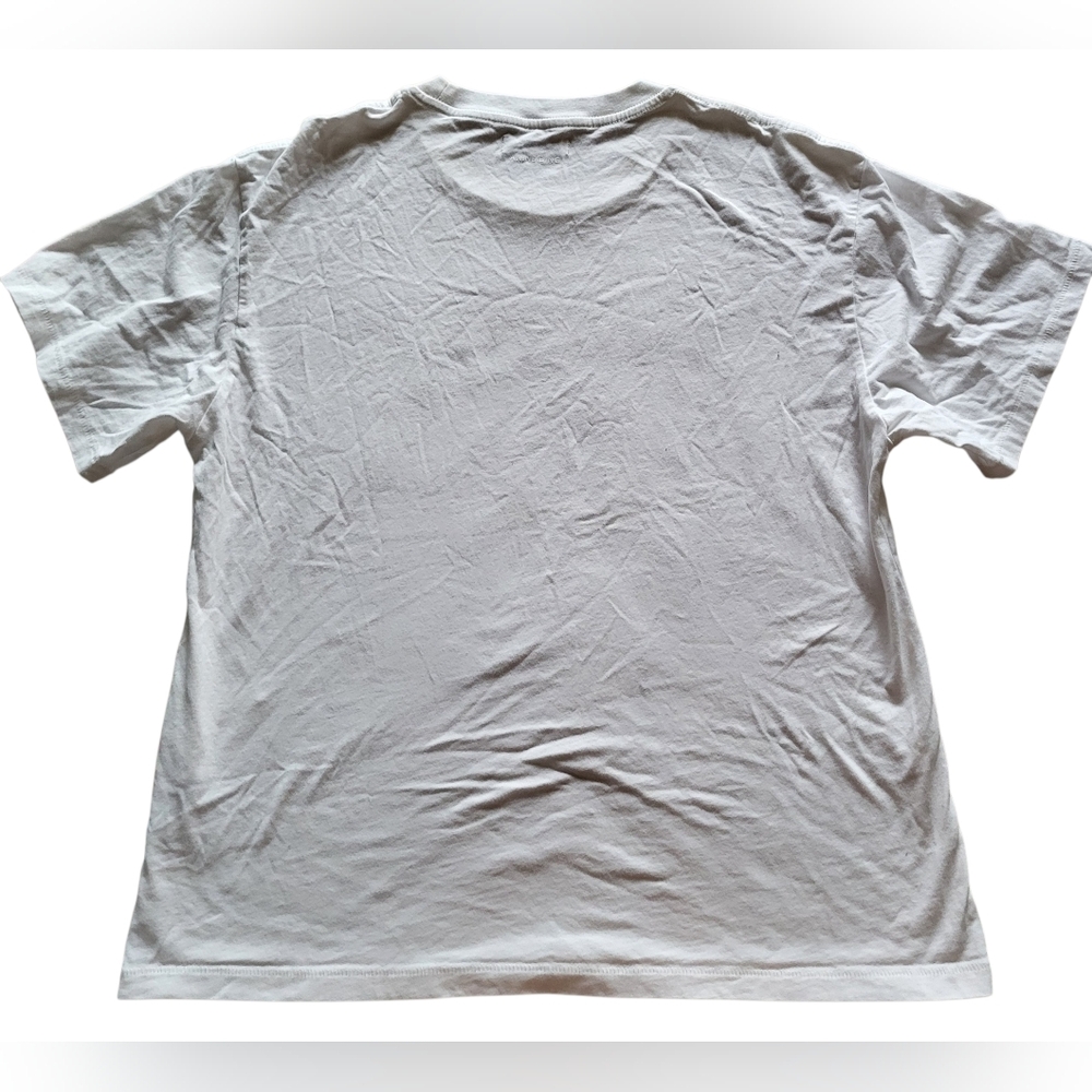 Anine Bing White T Shirt Womens 100% Cotton White Rock N Roll Size L Punk - Picture 7 of 8